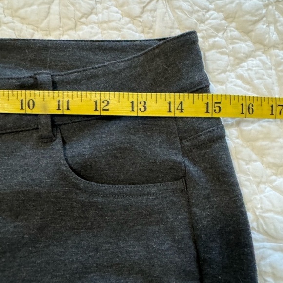 Athleta Ponte Knit 5 pocket Skinny Pants Charcoal Gray 8 - Picture 7 of 11